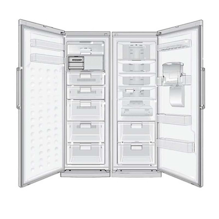 یخچال فریزر دوقلو سام الکترونیک مدل SAM ELECTRONIC RR60-RZ60