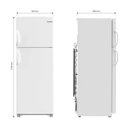 یخچال فریزر امرسان مدل EMERSUN CB17M