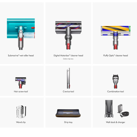 جاروشارژی دایسون مدل DYSON V15 DETECT SUBMARINE
