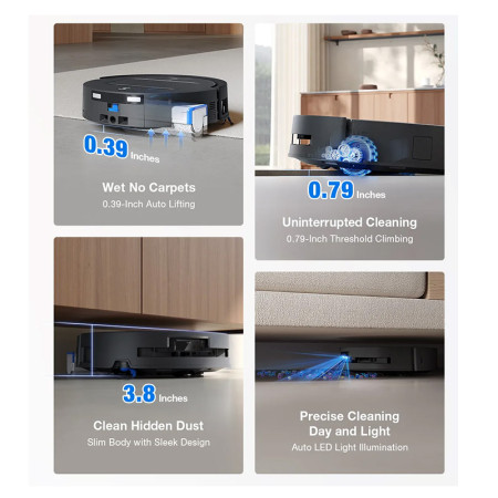 جارو رباتیک اکووکس مدل ECOVACS DEEBOT T80 OMNI