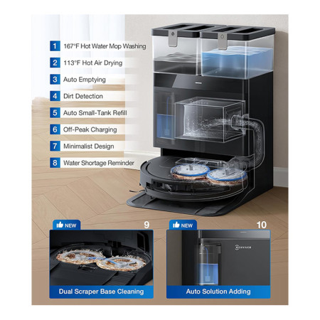 جارو رباتیک اکووکس مدل ECOVACS DEEBOT T50 PRO OMNI