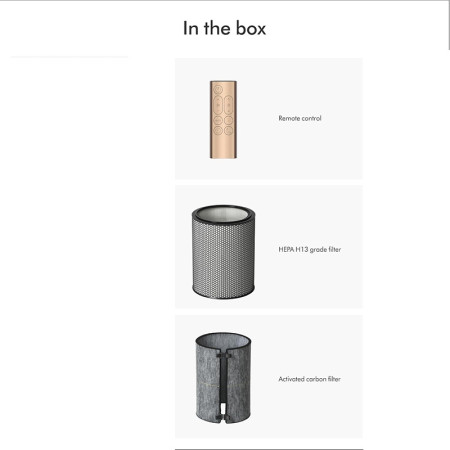تصفیه هوا و فن دایسون مدل DYSON Big+Quiet BP03