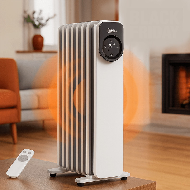 شوفاژ برقی مایدیا مدل MIDEA MHO201R9BPW