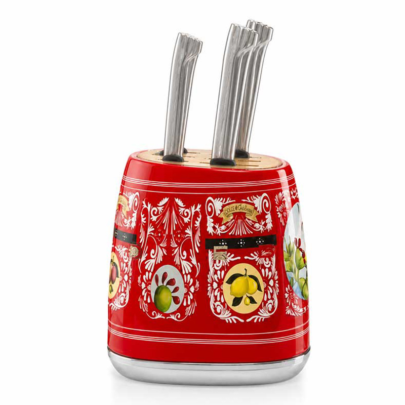 سرویس چاقو 7 پارچه اسمگ مدل SMEG KBSF01DG