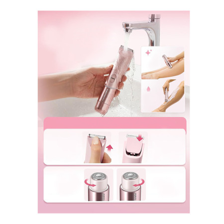 ماشین اصلاح موی صورت و بدن بانوان شیگلم مدل SHEGLAM SGH-EBT-01